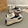 Spring Autumn New 2026 Women's Platforms Sneakers Breathable Mesh Non Slip Casual Shoes Comfortable Cross Tied Vulcanized Shoes