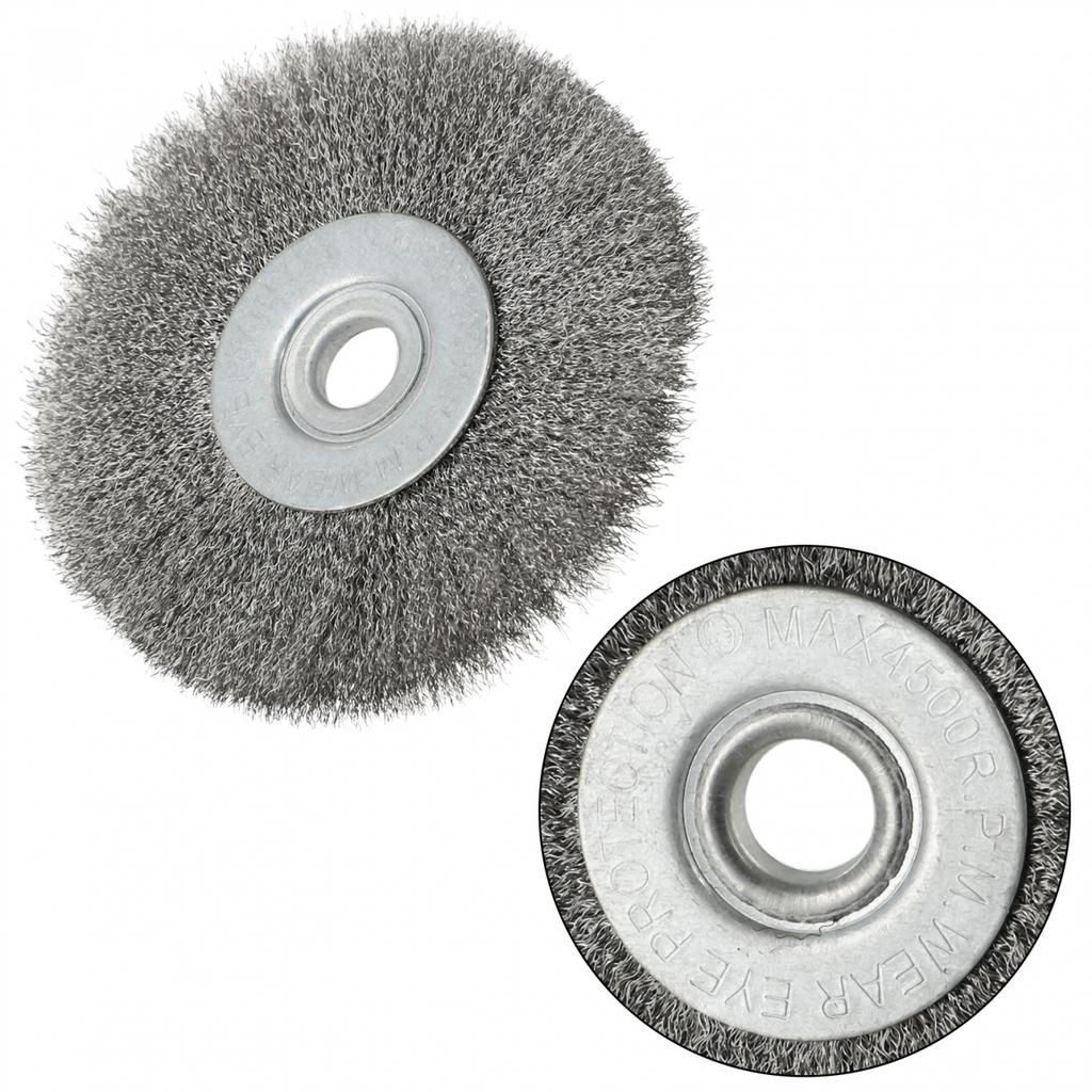 Premium Wire Wheel Brush for Angle Grinder 4 5In Flat Crimped High Performance