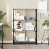 Bookshelf Gray Sonoma 30.9 x 13 x 46.3 in (78.5 x 33 x 117.5 cm) Engineered Wood