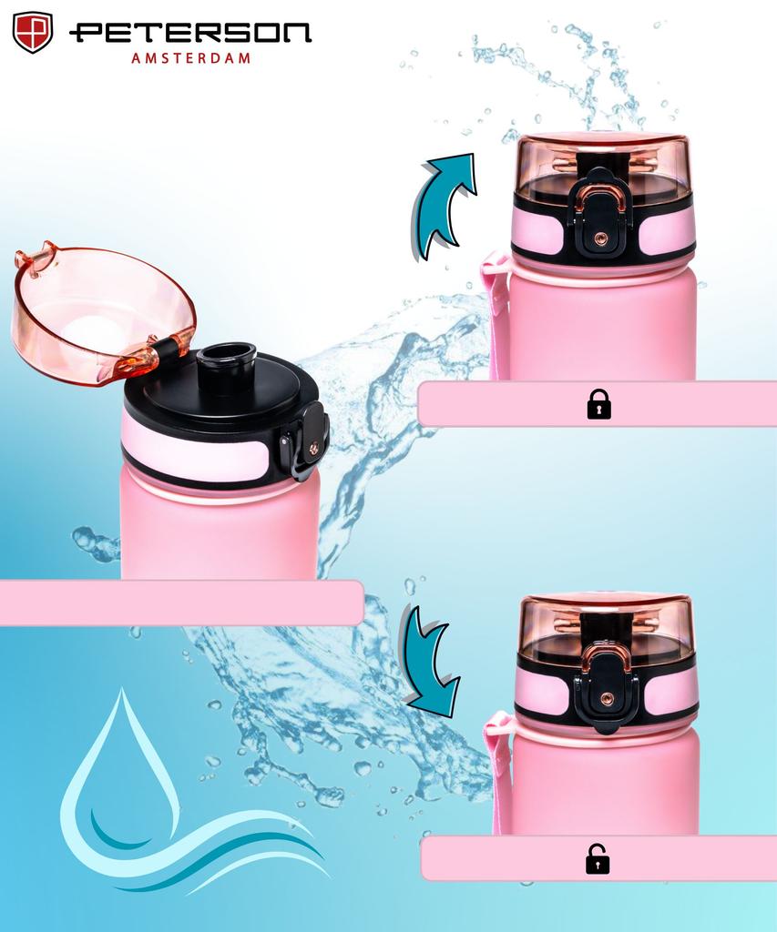 Water bottle 1L PTN HY-003-1L-9546 Pink-Blue