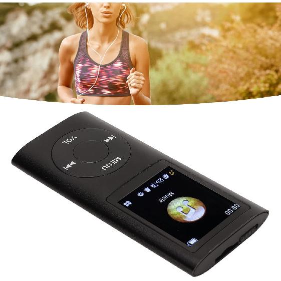 MP3 Player With 1.8 Inch LCD Screen, HiFi Lossless Sound Slim Portable Digital Audio Player for Students, Support Expandable Memory