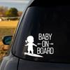 Car Sticker Skateboard Girl Pattern Princess On Board Decals Driving Safety Warning Sign Sticker Car Body Decoration Accessories