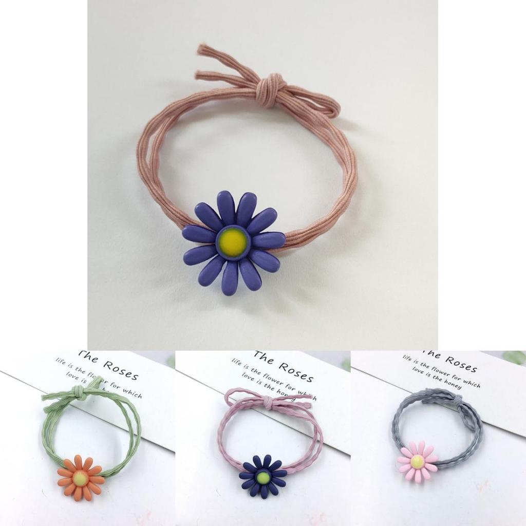 Beautiful Ins Women Daisy Hair Rope Headband With High-elastic Korean Rubber Band