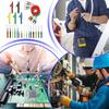 Test Lead Kit Multimeter Leads Alligator Clip Banana Plug 25X Professional Kit Test Clamps Wire Piercing Probes For Digital
