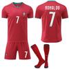 Cupa Mondială nr.. Set 7 Tricouri C Ronaldo 8B Fee Uniformă Echipă Sportivă Jota Fotbal Portugalia Teren Propriu