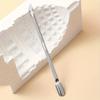 Ergonomic stainless steel keratin pusher - a professional nail tool that is easy to remove keratin