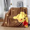 1pc Winnie the Pooh Honey Pot Print Blanket Cozy Throw for Home Decor, Couch Cover, Outdoor Use, Travel