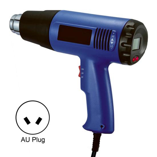 

Промышленный вентилятор горячего воздуха 2000 Вт, пластиковый шланг, тепловой аэрограф, электрический инструмент AU Plug