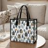Autumn House Print Tote Bag Portable Reusable Casual Daily Carry Bag for Women