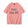 Valentinstag Partner Outfits Ich liebe es, mit den Fingern zu malen Ich bin Farbe T-Shirt Niedliches Herz Bunter Buchstaben Design Partner Shirt