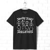 Spooky Scary Skeletons Dance Skills Men's T Shirt