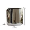 Geometric Irregular Curved Vase, Mirror Stainless Steel Vase, Flower Arrangement Container, Metal Crafts, Home Decoration