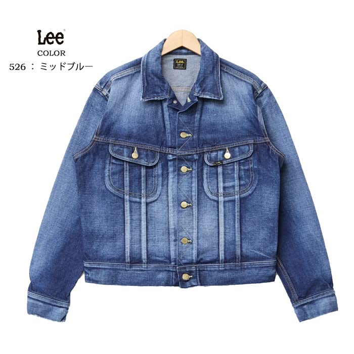 Lee 101J Denim Dark Size LM8100 Jacket/Blouson, Men's Blue, M,