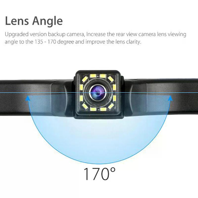Waterproof 170° HD Car RearView Reverse Backup Camera License Plate Night Vision