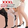 Plus Size Stocking Sexy Lace Thigh High Knee Stockings Lingerie Women Transparent Elastic Socks Leggings Nylon Temptation Medias