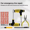 Emergency Tire Repair Kit - Quick Fix Heavy-Duty Glue & Rubber Strips For Cars/Trucks/Rvs Puncture On-The-Go Safety