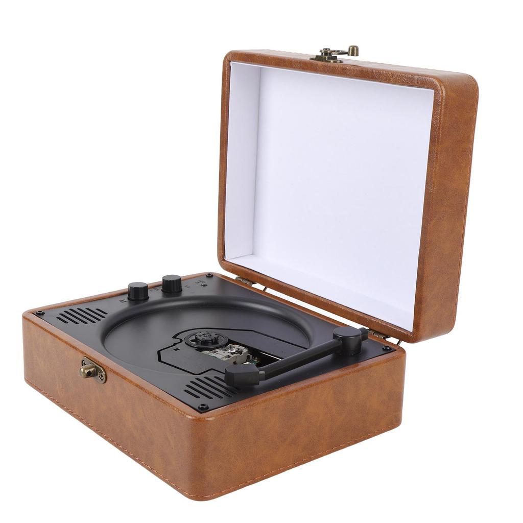 Φορητό CD Player Bluetooth με Ηχεία Ρετρό Οικιακό CD Music Player σε Βαλίτσα με Τηλεχειριστήριο