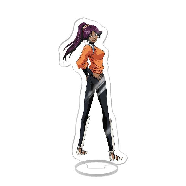 Hot Anime Bleach Figure Kurosaki Ichigo Urahara Kisuke Aizen Sousuke Cosplay Acrylic Stand Model Plate Desk Decor Standing Sign