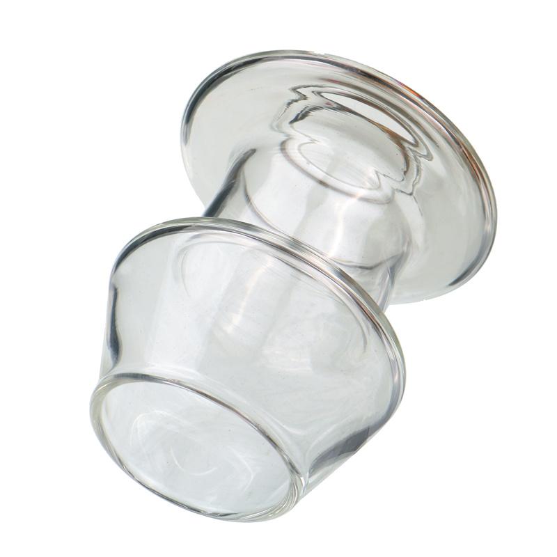 VaHppy Skleněná trubice pro nahlédnutí do vagíny duté sklenice na víno Průhledné Dva konce vedou k S/M/L SM BDSM Sexuální hračky Produkty pro dospělé