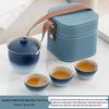 LISM Portable Ceramic Travel Tea Set