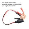 Car Battery Clamp To  Lighter Plug  Charge Extension Cable  Lighter Battery Adapter Socket