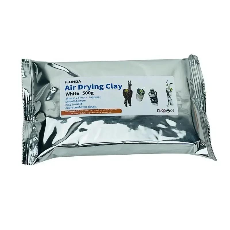 500g Stone Plastic Clay Diy Model Hand-made Materials Baking-free Air-drying Polymer Clay Pottery Tools Handmade Soft Pottery