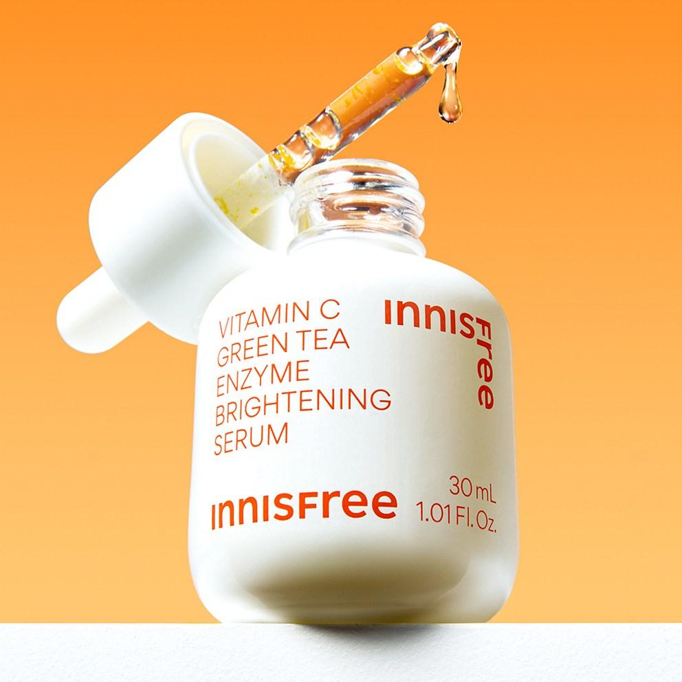 innisfree New Vita C Green Tea Enzyme Dark Spot Toning Serum, 30ml