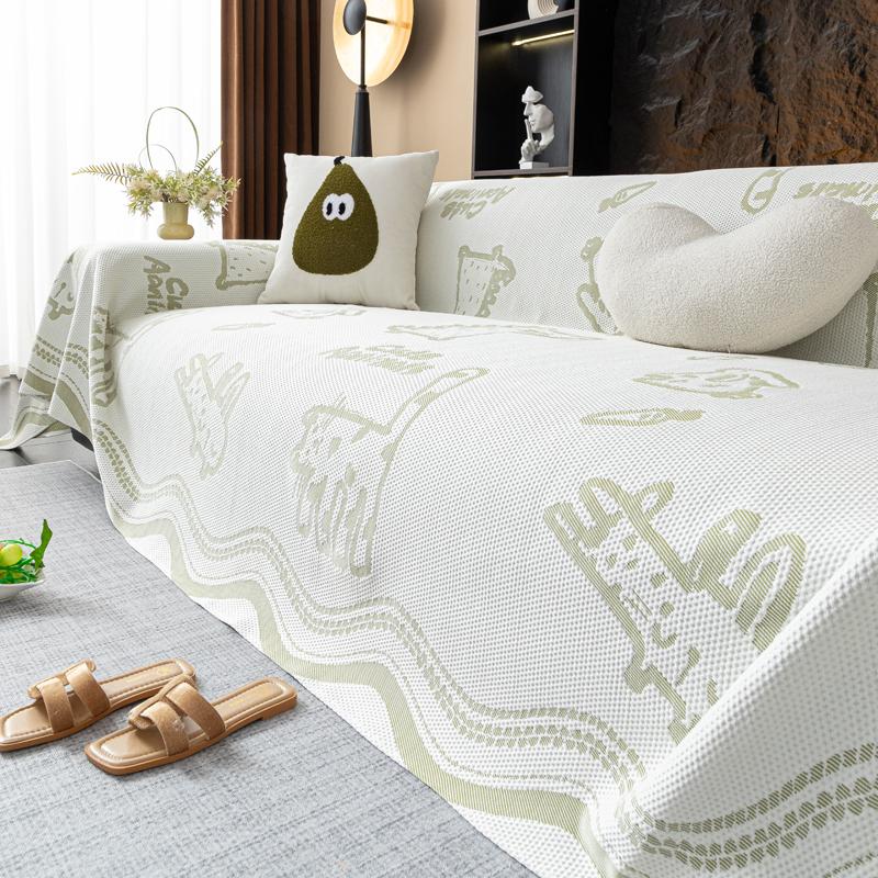 Summer Ice Feeling Couch Towel for Home Decor Non-slip Universal Sofa Covers All-inclusive Sofa Nap Air Conditioning Blanket