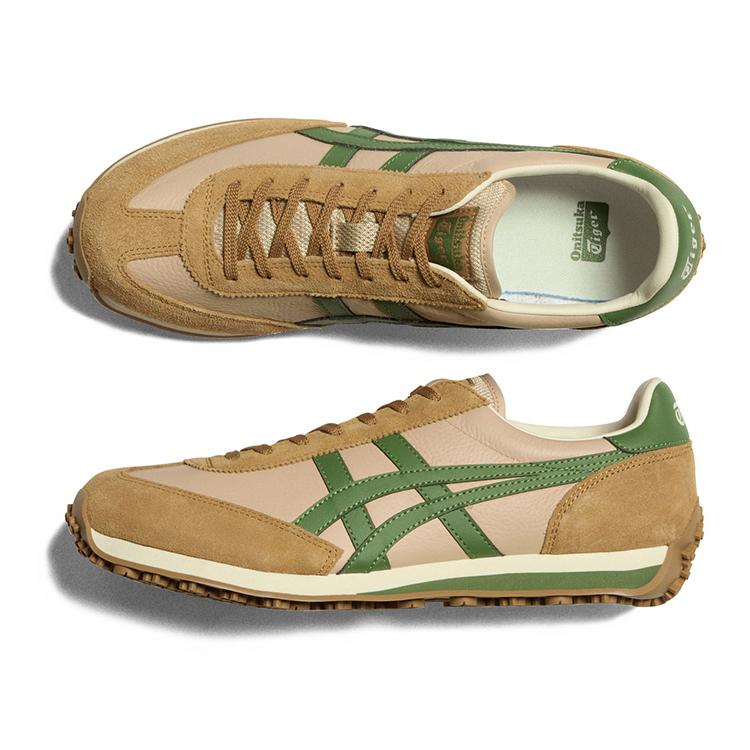 Onitsuka Tiger Edr 78 Fashionable Durable Low-Top Casual Shoes Unisex sneaker Brown Green 1183B411-250