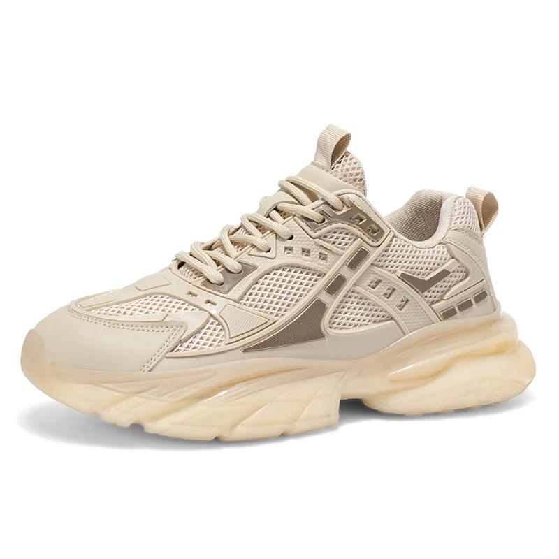 

Мужские корейские легкие повседневные спортивные туфли на четыре сезона, мягкая подошва, нескользящие, дышащие, для бега на открытом воздухе, модные студенческие кроссовки 40