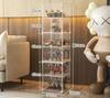 Transparent Display Cabinet Jewelry Display Toy Storage Ra Home Use Figure elf Clear Organizer for Small Collectibles And Models