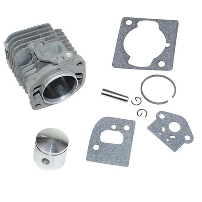 Cylinder piston kit compatible with For DH165ST DH185ST DH232 DH235 HT232 HT235 hedge trimmers metal replacement