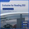 Protetores de Chuva para Vidro de Carro D50: Tiras Resistentes às Intempéries para Modelos Específicos