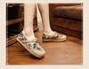 2025 Ethnic Style Women's Non-Slip Cotton Linen Shoes - Comfortable, Breathable, Easy-to-Match Teddy Bear Print.