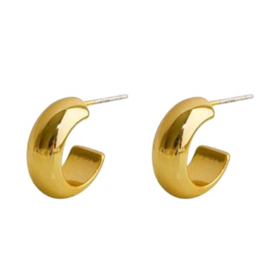 1 Pair Hoop Earrings for Women Non-Pierced Coil Hoop Clip/Stud Earrings B