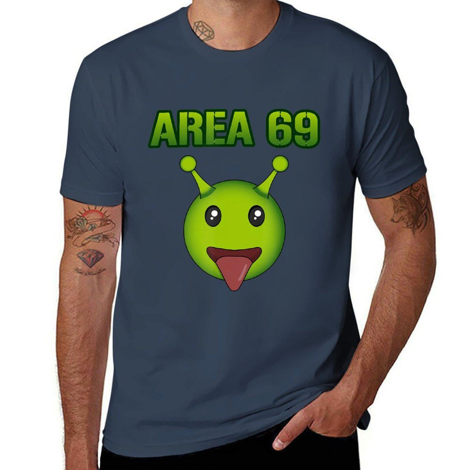Area 69 Alien TShirt Lightweight Sport Basic TShirt S