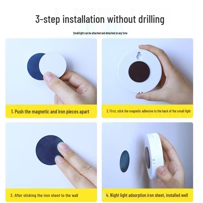 Smart LED Sensor Night Light: Automatic On/Off Bedside Lamp for Bedroom