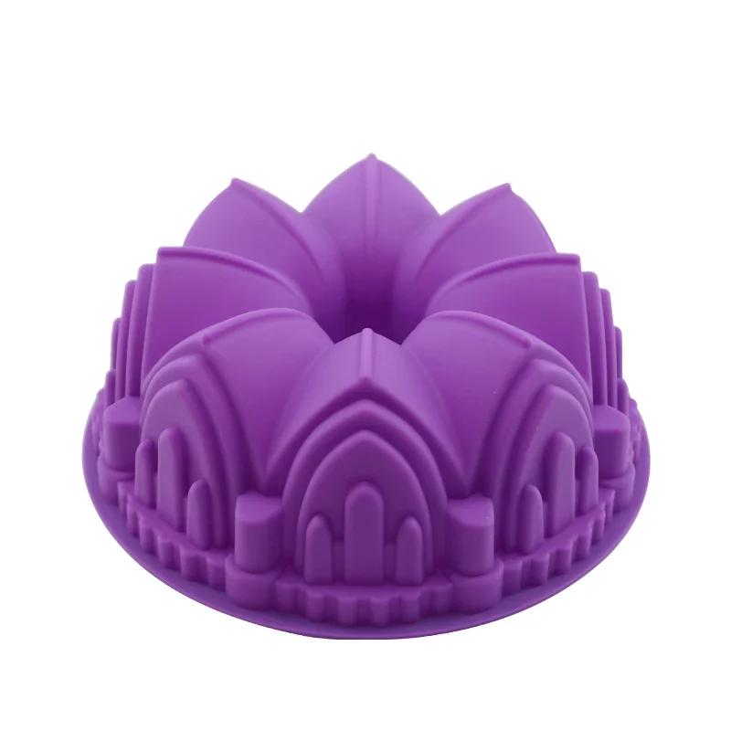 DIY Baking Tools, Silicone Cake Mold, Kitchen Accessories, Baking Pan, Silicone Bakeware Mould, Love Heart/vortex/crown Shape