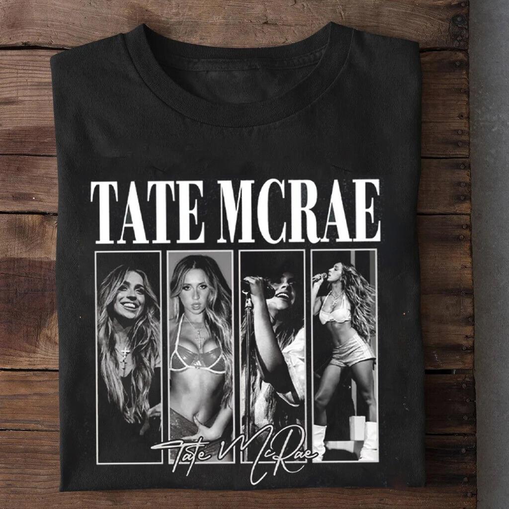 Vintage Tate Mcrae Signature Collection T Shirt Full Size S-5XL KK412