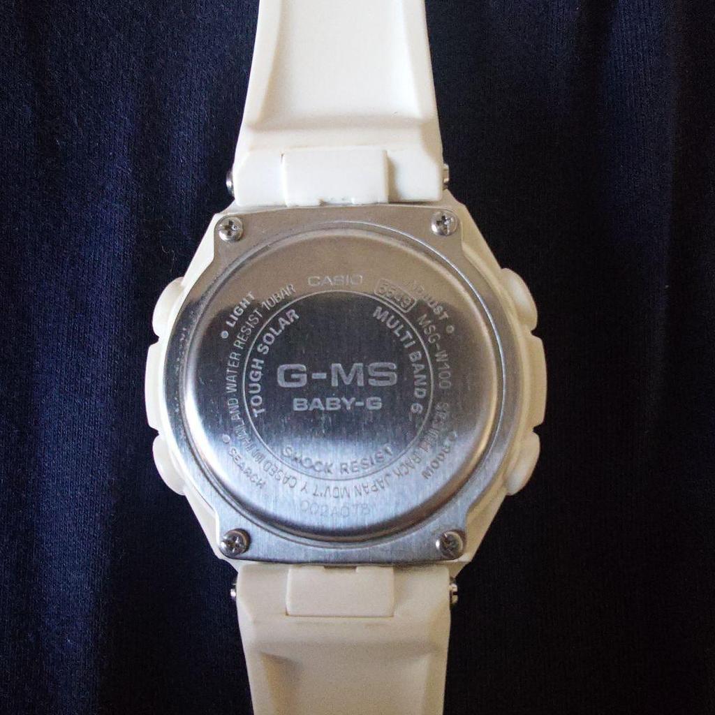 Used CASIO BABY-G G-MS MSG-W100 Watch