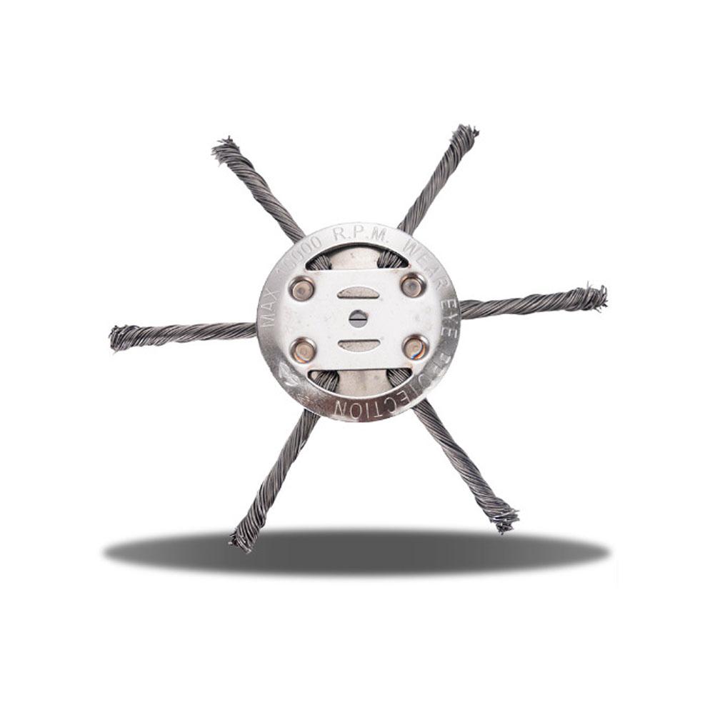 Steel Wire Grass Trimmer Head 2025 New String Trimmer Replacement Head, Wire Weed Trimmer Head Weed Remover Tool for Lawn Mower