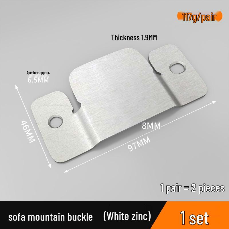 

Mountain-Shaped Furniture Connector: Male/Female Snap Buckle for Sofa Hardware Fittings