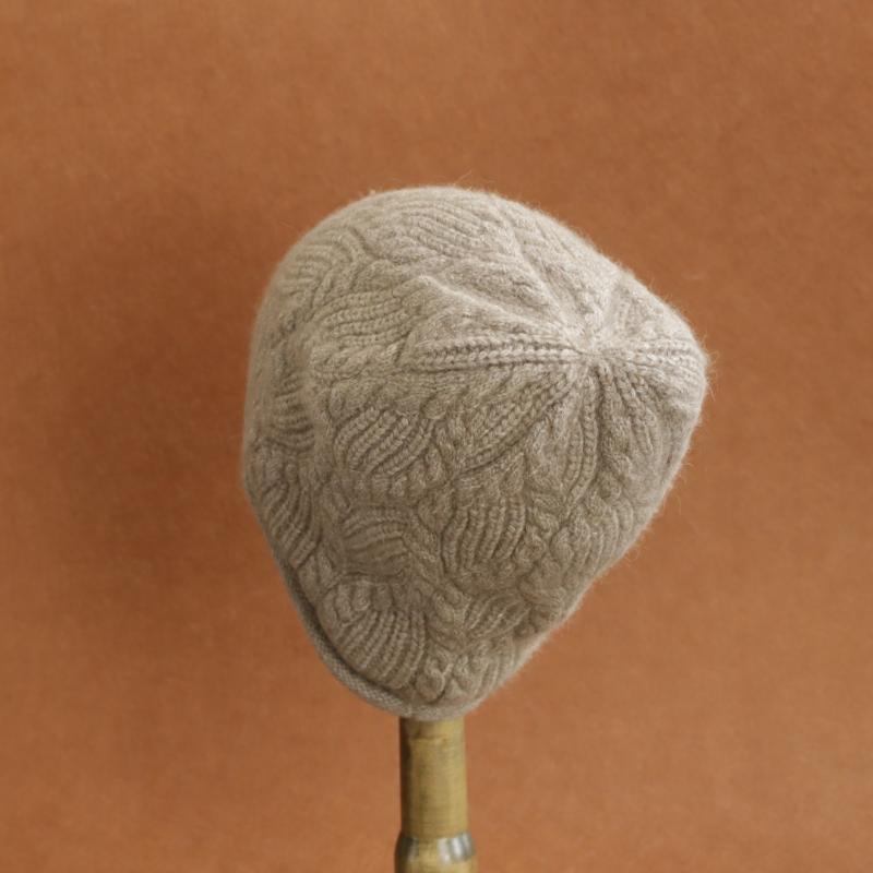 Women's Y2K Warm Autumn Winter Wool Hat Fashion Vintage Rabbit Fur Hat for Students Daily Commuting Use