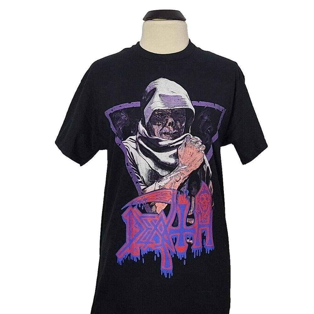 DEATH Leprosy Rotting While They Breath XL T-Shirt Black Mens Band Logo Unisex T-Shirt XL