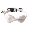 New Pet Dog Collar Solid Color Macaron Suede with Bow for Cats and Dogs  Dog Accessories for Small Dogs Dog Harness Dogs Leash