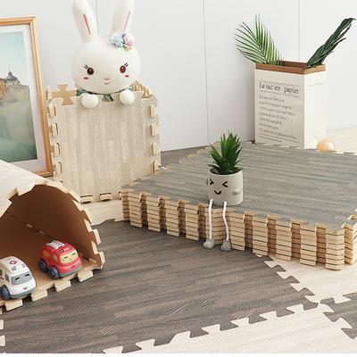 Holzmaserung Puzzle Boden Schaumstoff Teppich Schlafzimmer Verlegematte Baby Spielmatte Ineinandergreifende Übungsfliesen