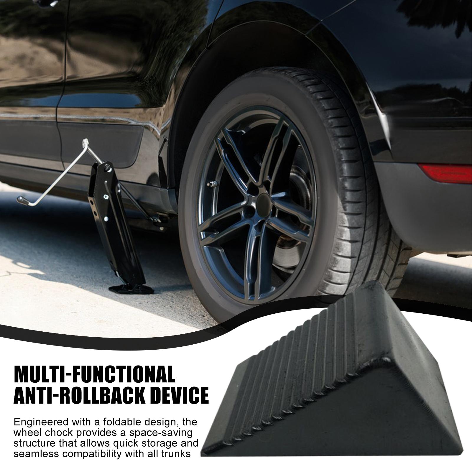 

1 шт. Стопор скольжения шины Колесная колодка Прочная Подушка для надежной фиксации для автомобилей Мотоциклов Грузовиков Караванов Прицепов Колесо транспортного средства CN