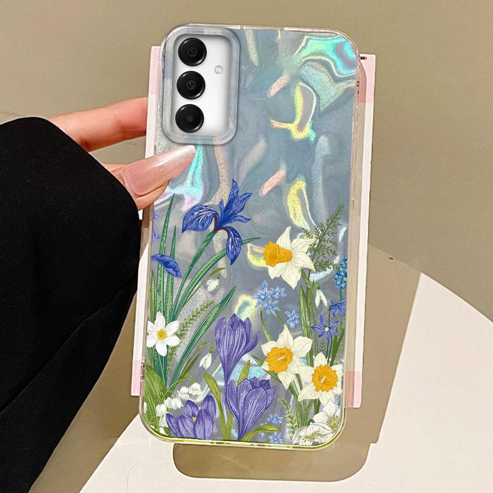 Summer Pink Rose Flowers Phone Case for Samsung Galaxy A55 A56 A36 A26 A16 A53 A06 A14 A24 A34 A54 A15 A25 A35 A13 Shell Cover