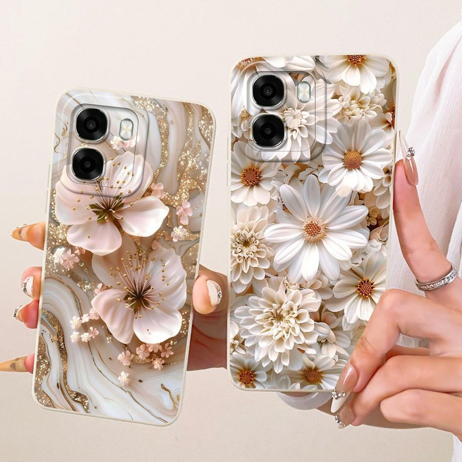 For OPPO A6x Case CPH2783 Fashion Sunset Painted Soft Liquid Silicone Phone Cover For OPPO A6t Pro OPPOA6t 4G CPH2853 Back Cases