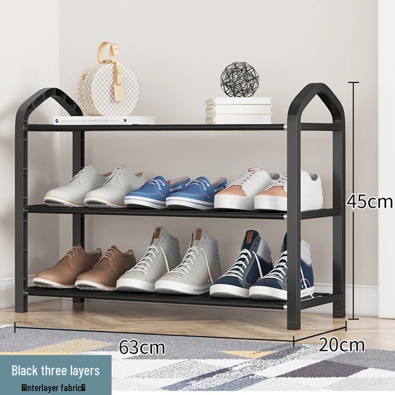 Kompaktes Mehrschichtiges Schuhregal - Platzsparende Aufbewahrungslösung für Wohnheime